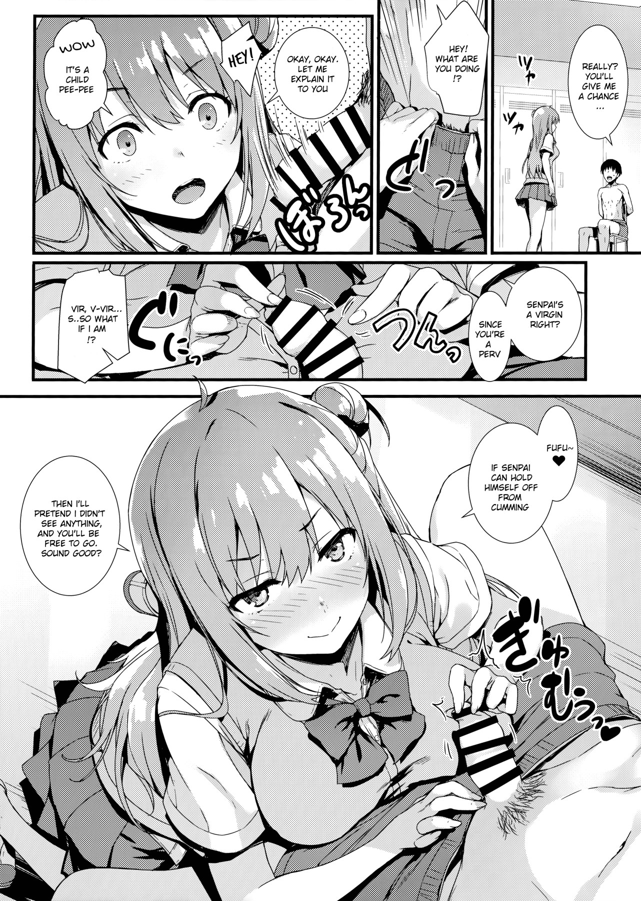 Hentai Manga Comic-Lewd Lewd Kouhai-chan!-Read-6